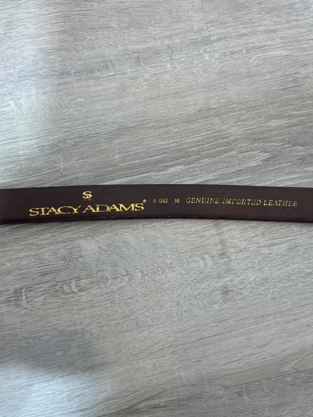EUC Stacy Adams Cognac Brown Leather Belt Size 36